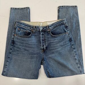 Rag & Bone Women’s Rosa Mid-Rise Boyfriend Jean 30